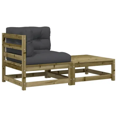 Produktbild von VidaXL 838116, Anthrazit, Holz, 110 kg, Erwachsene & Kinder, 1400 mm, 700 mm