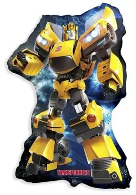 Image de Ballon en aluminium Transformers Bumblebee, 60 cm - Flexmetal