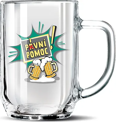 Produktbild von Nekupto Dárkový půllitr Pivní pomoc RDH