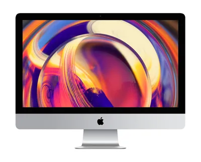 Image de Apple iMac Intel® Core™ i5-9600K 68,6 cm (27") 5120 x 2880 pixels Tout-en-un 8 Go DDR4-SDRAM 2 TB Fusion Drive AMD Radeon Pro 580X macOS Mojave 10.14 Wi-Fi 5 (802.11ac) Silber