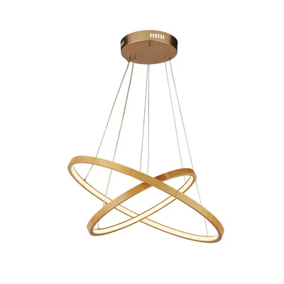 Produktbild von Eternity Modern Kronleuchter Stahl Braun Holz Gold Led 6,25W 2700K
