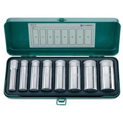 Produktbild von STAHLWILLE 1/2 " Satz Steckschlüsseleinsätze 51/8 N 8 St.