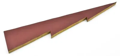 Only Natural – Wabenpapier-Weihnachtsbaum – Rot – 90 cm – Ansicht 2