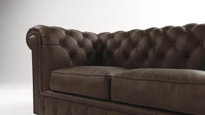 Obrázok produktu pre Klasická pohovka Chesterfield 3 miestna pohovka Pohovky Čalúnenie trojmiestne