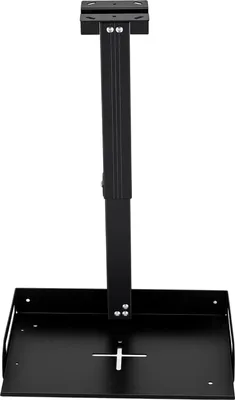 Produktbild von Beamer-Deckenhalterung - Deckenstativ - Höhenverstellbar 34–56 cm - Tragkraft 14 kg - Stahl und Aluminium - Rostbeständig - Schwarz