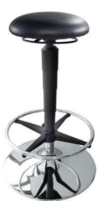 Produktbild von Meychair Hocker 9300 A12-H-KL-FR5k Fußkreuz sw