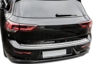 Für VW Golf 8 VIII ab 2020- Ladekantenschutz Edelstahl Chrom MIT ABKANTUNG in der Farbe Chrom von Recambo e.K.