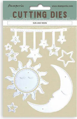 Produktbild von STUDIOLIGHT - Stanzform Präge Stanzschablone Cutting Die - Sun and Moon - Sonne und Mond