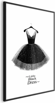 Produktbild von Posterpapier Poster - Little Black Dress 40x60 cm Menschen i-C-0136-ao-a