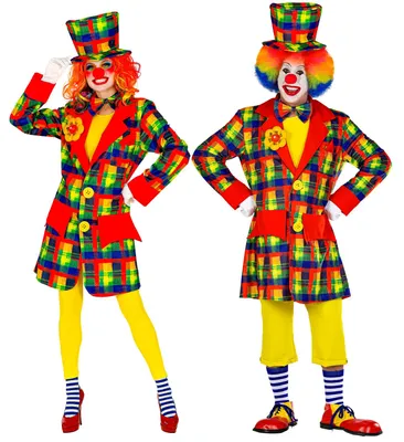 Produktbild von Clown Kostüm "Bailey" für Erwachsene | Mehrfarbig Größe: L