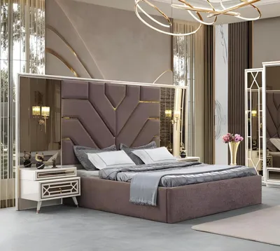 Produktbild von Hochwertiges 3 tlg. Schlafzimmer-Set mit Bett und 2 Nachttischen