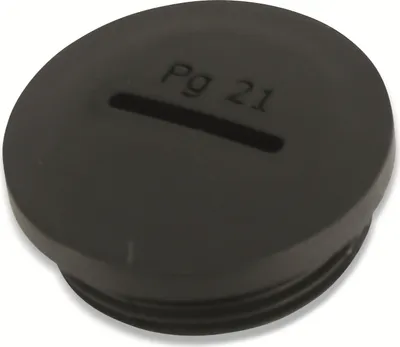 Produktbild von KSS Verschlussschraube, PG, PG-21, schwarz