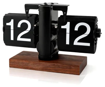 Retro Flip Clock Digitale Vouwklok, Vintage Tischuhr
