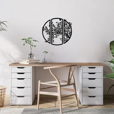 Imagen del producto de Wallity, modelo SKL2473, color , decoración para el hogar, 60 x 56 cm, 100% metal (grosor: 1)