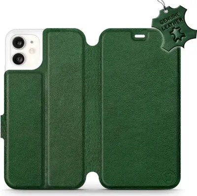Produktbild von Echtleder Handyhülle für iPhone 11, Mobiwear Leather, Grün