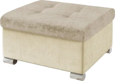 Produktbild von MIRJAN24 Polsterhocker Niko Klein, Stilvoll Sitzhocker vom Hersteller, Moderne Hocker (Farbe: Magic Velvet 2250 + Miu 2041)