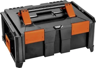 Zdjęcie produktu dla Profesjonalna Skrzynka Narzędziowa Emboîtable, ABS, 46x34x21 cm, Do Przechowywania i Transportu