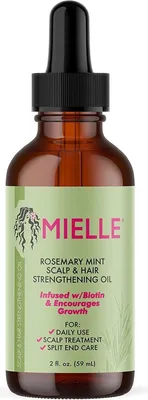 Produktbild von Mielle rozmarýnový mátový olej na pokožku hlavy a vlasy, posilující olej pro zdravý růst vlasů