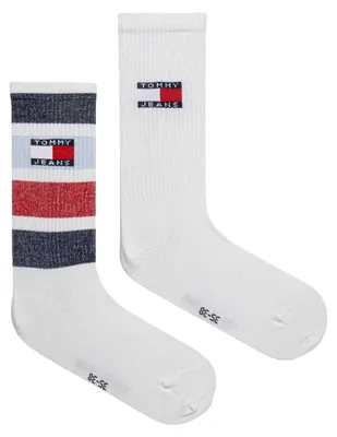 Produktbild von Tommy Jeans - Socken für Herren (2er-Pack) NA1089 (44,5 EU - 47 EU) (Weiß)