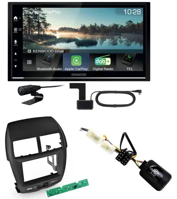 Produktbild von Kenwood DMX7722DABS Android Auto CarPlay Einbauset für Mitsubishi ASX bis 2014