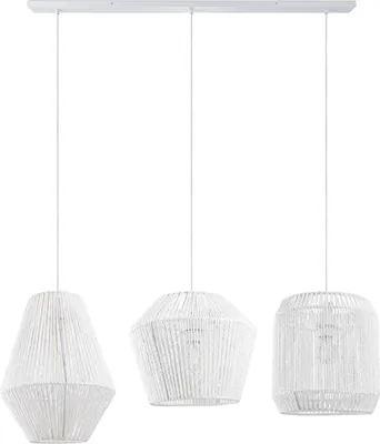 Produktbild von Pendelleuchte Esstisch Korb Boho Hängelampe Esszimmer Lampe E27 Rattan