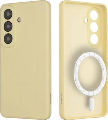 Image de imoshion Coque arrière colorée avec MagSafe pour Samsung Galaxy S26 - Vanille