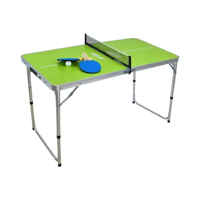 Immagine prodotto di Tavolo da ping pong per interni SULOV® MINI, pieghevole, verde con accessori