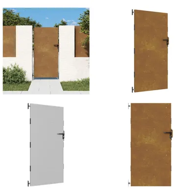 Obrázok produktu pre vidaXL Záhradná brána 85x200 cm Corten Steel