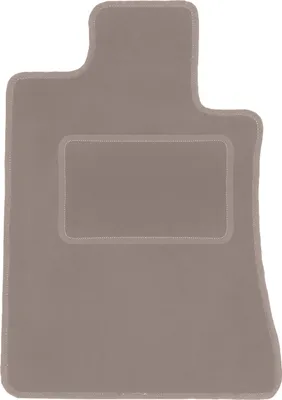 Produktbild von Fahrerfußmatte Velours beige passend für BMW 3 E30 (1982-1994, Limousine, Kombi) – mit Befestigungen – passgenau