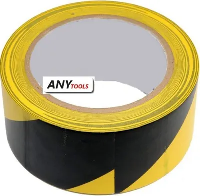 Produktbild von Warnklebeband Gelb Schwarz Grubenkanten Bodenmarkierungsband Signalband 48mm 33m