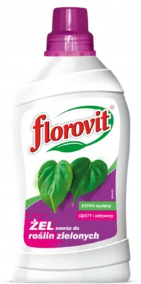 Produktbild von Florovit Gel für Grünpflanzen, 800-g-Flasche