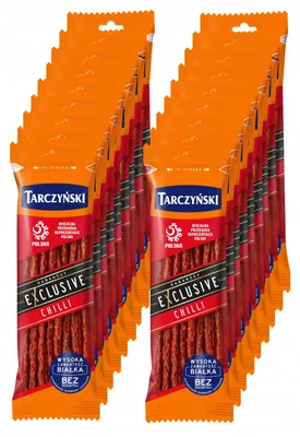 Produktbild von Tarczynski Kabanossi Chili 18x 105g - Cabanossi Schweinefleisch Wurst