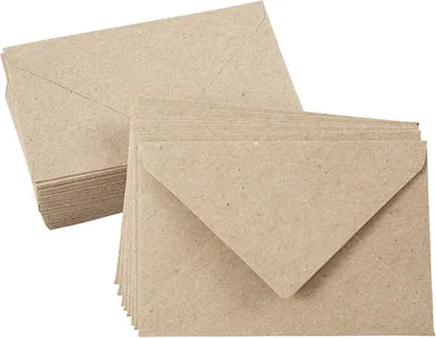 Imagen del producto de Sobres reciclados, 7,8 x 11,5 cm, color natural, 50 unidades.