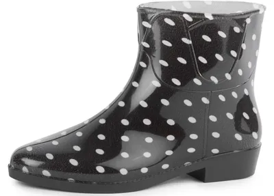 Image de Ladeheid Femmes Bottes courtes en caoutchouc Bottes de pluie multicolores Chaussures de pluie imperméables avec motif LAZT201802 (motif-4, 40 UE)