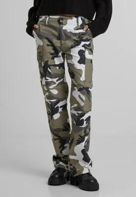 Obrázek produktu pro Urban Classics Dámské kalhoty Omniouse maskáčová 36