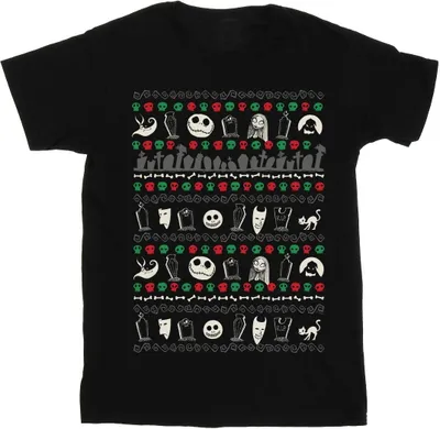 Produktbild von Disney - "Nightmare Before Christmas" T-Shirt für Damen BI41439 (3XL) (Schwarz)