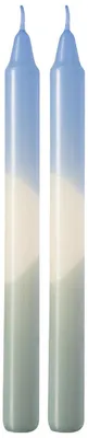 Produktbild von Villeroy & Boch Like Home Stabkerze dip dye ice, sage 2 Stk.