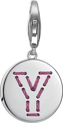 Produktbild von Esprit Anhänger Charms Silber Letter Fabric Y ESCH91146A000