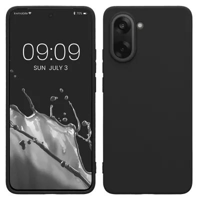 Produktbild von kwmobile Handyhülle für OnePlus Nord CE5 Hülle - TPU Case - Kabelloses Laden - Schutzhülle Cover in Schwarz matt