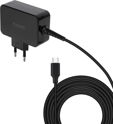 Zdjęcie produktu dla TooQ TQLC-USBCGAN65PD, Wewnętrzna, Prąd przemienny, 1,8 m, Czarny
