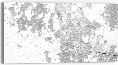 Produktbild von DEQORI Glasbild Echtglas 60x30 cm 'Verwitterte Wandkunst' Wandbild Bild modern Deko