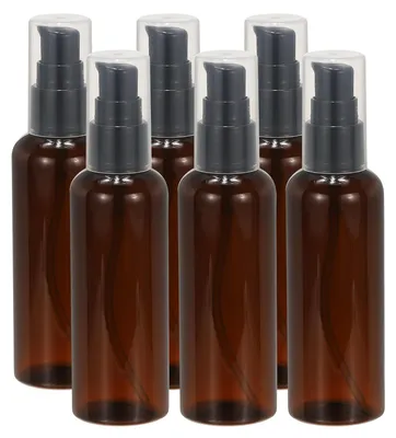 Image de Solidchoice - Lot de 6 flacons de voyage rechargeables de 100 ml