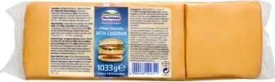Produktbild von Hochland Cheddar. Geschmolzener Käse in Scheiben 1033 G