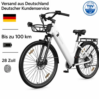 Produktbild von VELOPRO C1Pro Pedelec 28 Zoll E-Bike, 36V 18Ah Akku(80-100km), Shimano 7 Gang