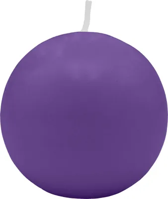 Produktbild von Kugelkerzen Lila Ø 100 mm, 4 Stück