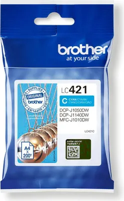 Obrázok produktu pre Atramentová kazeta Brother LC421C azurovej farby