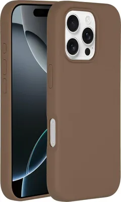 Zdjęcie produktu dla Accezz Liquid Silicone Backcover z MagSafe dla Apple iPhone 16 Pro Max - Jasnobrązowy