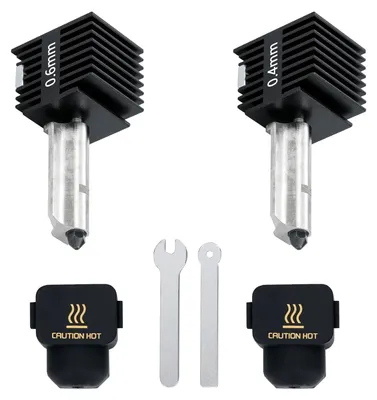 Hotend-Kit 0,4+0,6 mm für Bambu Lab A1/A1 Mini, gehärteter Stahl