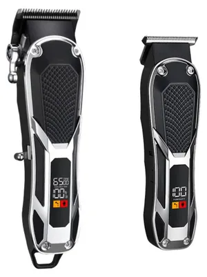 Immagine prodotto di INF Tagliacapelli Professionale in Acciaio Inox Ricaricabile con LED - 2 pezzi