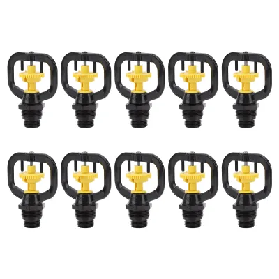 Image de Arroseur rotatif d'arrosage de jardin, micro-asperseur, micro-asperseur pour arrosage de jardin, arroseur papillon rotatif, arroseur à pulvérisation plastique